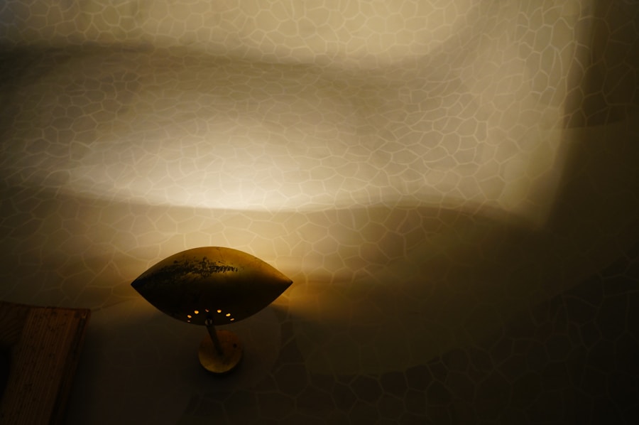 Transform Your Bedroom with a UFO Gold Foil Ceiling Lamp